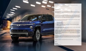 2024 Silverado EV pricing warning dealer memo from GM.jpeg
